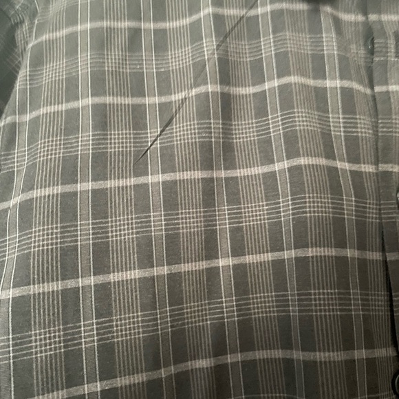 Grey Plaid Casual Shirt - Picture 2 of 3